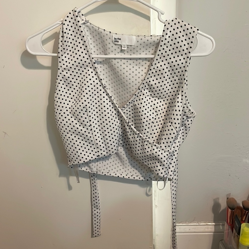 Polka Dot blouse size small worn once